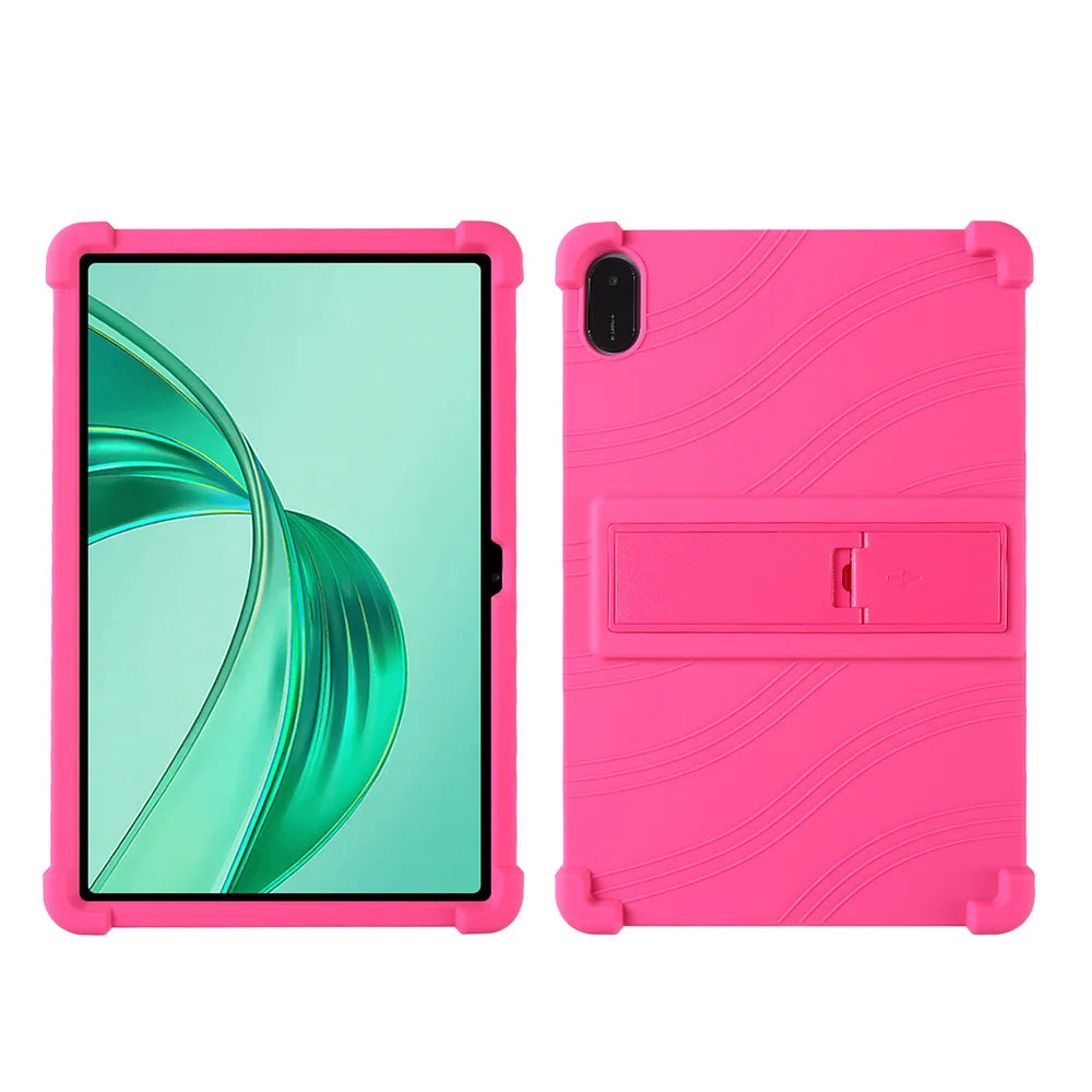 Adjustable Kickstand Case for Huawei Honor Pad X8a 2024 11inch NDL-W09 Multi-angles Soft Silicone Cover Kids Safe Shockproof # R