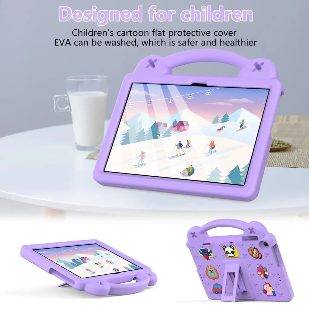 EVA Stand Case For Lenovo Tab M8 4th Gen TB-300XU TB-8505F 8506F 8705F Shockproof Kids DIY Cover For K10 M10 P10 Holder Strap