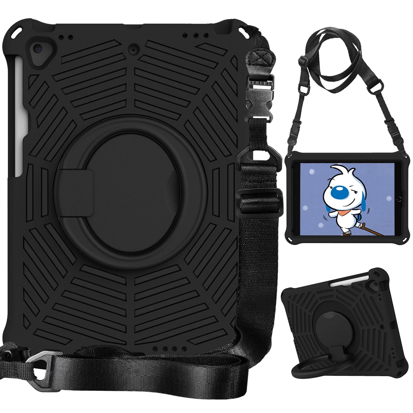 Rotating Case For iPad 10th 2022 Air 4 5 Pro 11 2018 2020 2021 2022 10.2 7-8-9th 10.5 9.7 in ch Mini 1 2 3 4 5 6 EVA Stand Cover