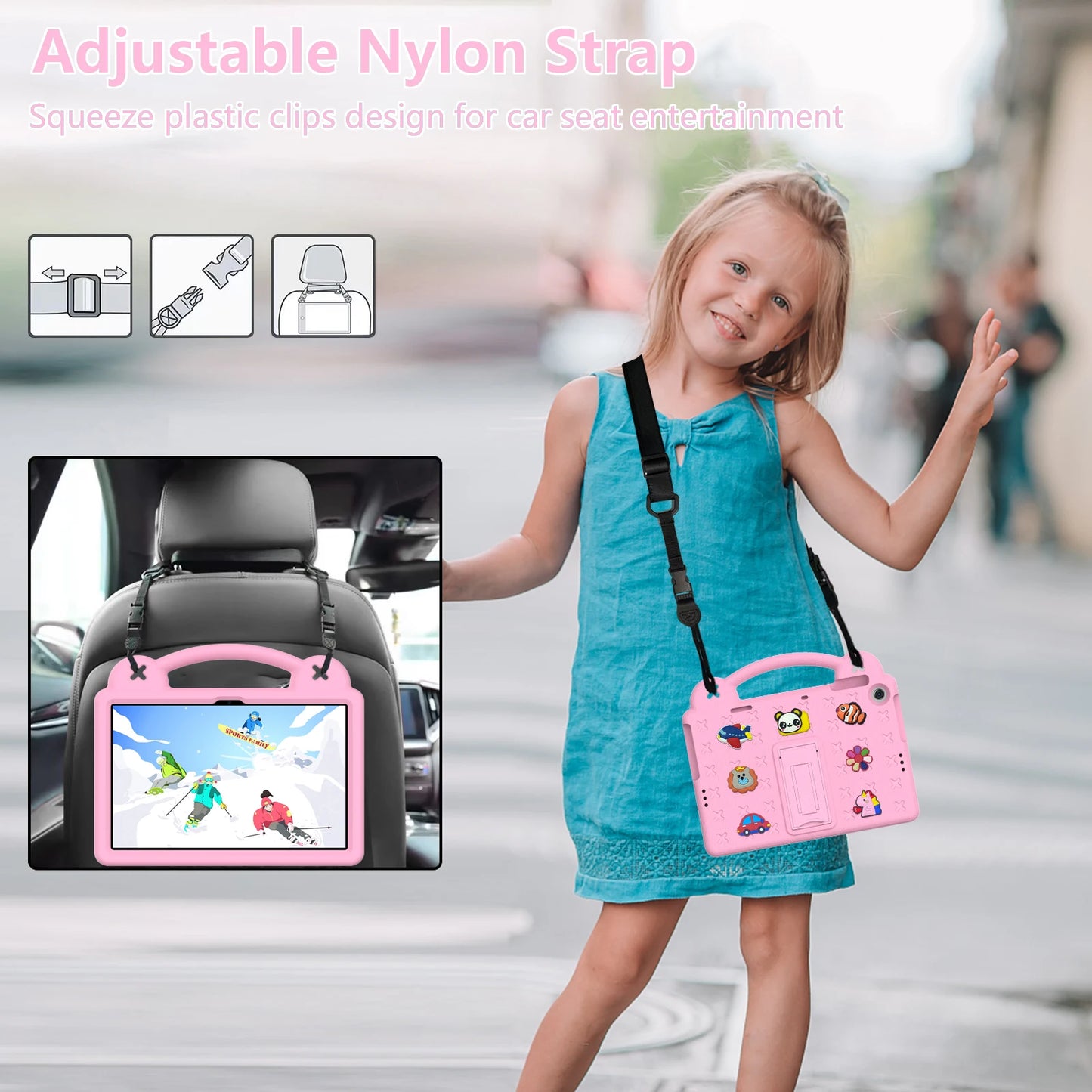 EVA Bear Stand Kids Case For Lenovo Tab M11 K10 Pro M10 Plus 3rd Gen P11 Plus TB-330FU 223FC 125FU 128 FU J606F J607F M8 4th Gen