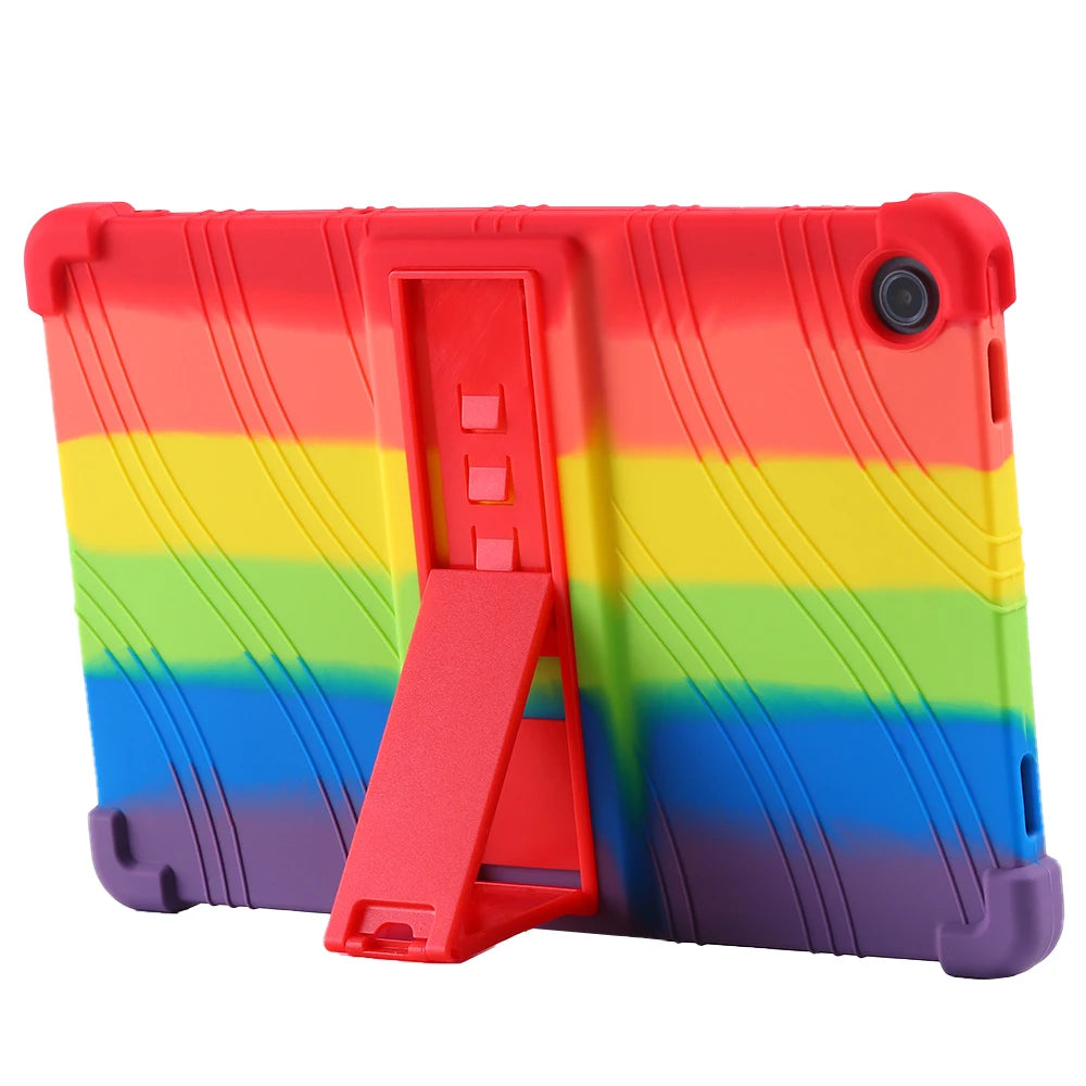 Stand Case for Lenovo Xiaoxin Pad 10.6" 2022 Tab M10 Plus 3rd Gen TB125 TB128FU XU K10 Pro TB223FC TB226XC Soft Silicone Cover