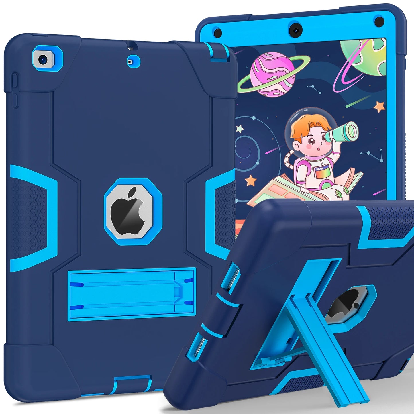 Rugged Case For New iPad 9.7 2017 2018 (5th 6th Genetation) Model A1822 A1823 A1893 A1954 3-Layer Protection Cover Shockproof