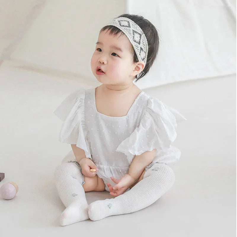 Summer Lovely Baby Socks Thin Newborn Over-Knee Long Tube Cotton Stockings Infant Anti-mosquito Socks