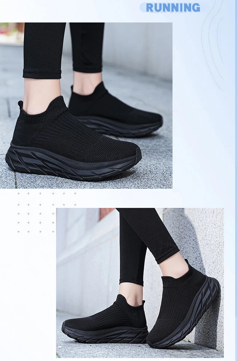 Designer Women Sock Shoes Tenis Feminino Flannel Socks Sneakers Women Spring Autumn Platform Shoes Zapatillas Mujer Basket Femme