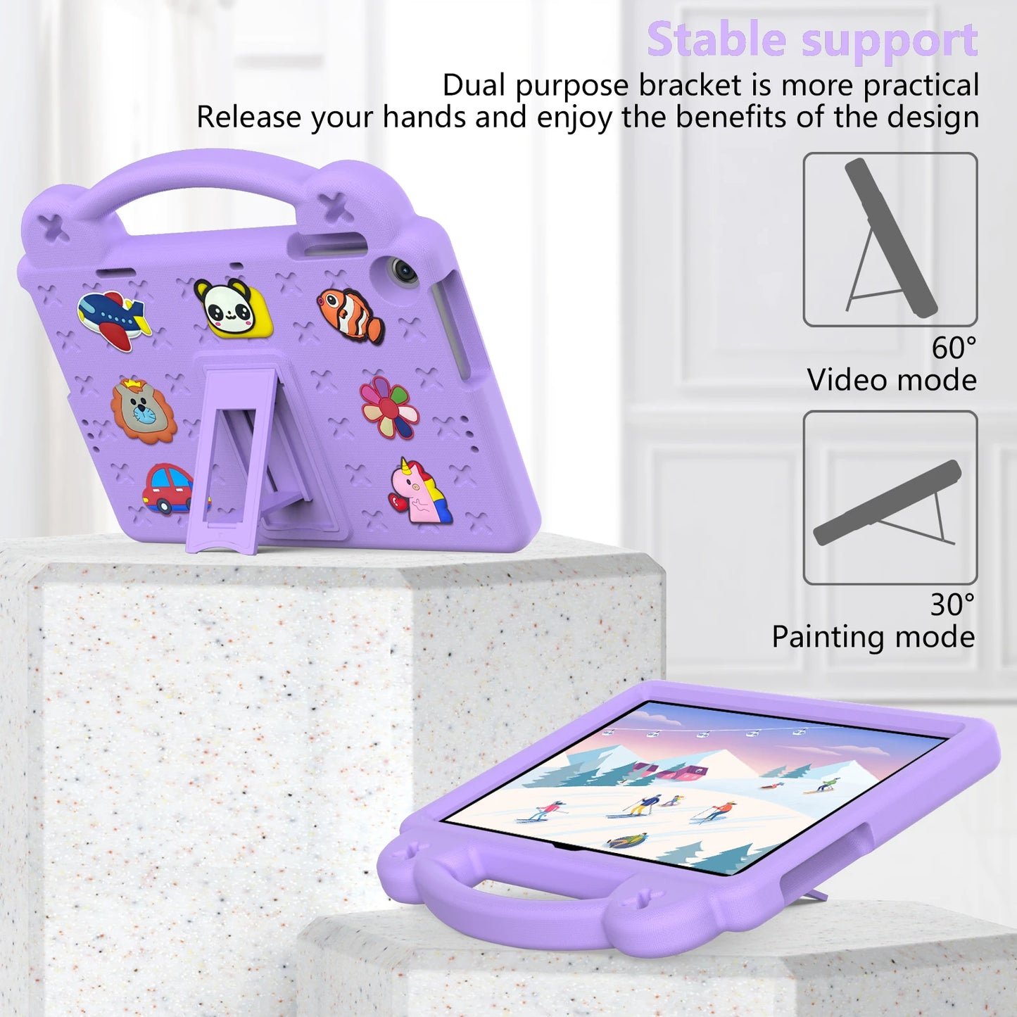 EVA Stand Case For Huawei MatePad SE 10.4 10.1 M6 M5 Lite 8.4 Pro 10.8 T10 T10S Shockproof Kids DIY Cover For Honor Pad X8 Lite