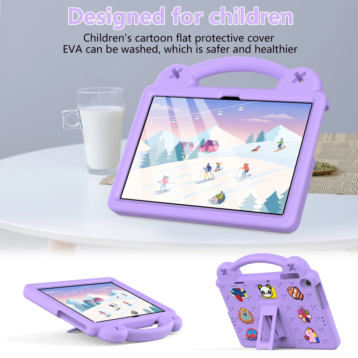 EVA Stand Case For Huawei MatePad SE 10.4 10.1 M6 M5 Lite 8.4 Pro 10.8 T10 T10S Shockproof Kids DIY Cover For Honor Pad X8 Lite