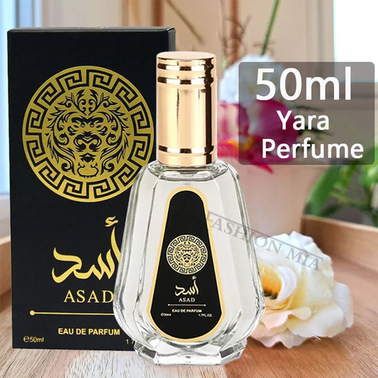 50ml Original Women's Yara Perfume Lasting Portable Fragrance Christmas Gift Set Moi Tous Asad Candy Women & Men Arabic Perfumes