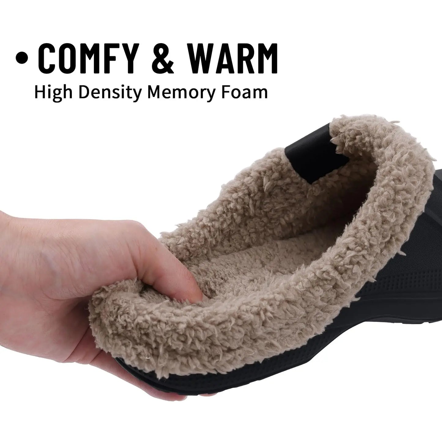 Bebealy Classic Women Men Garden Shoes Outdoor Men Antiskid Slippers Warm Women Waterproof Slippers Indoor Fuzzy Fluffy Slippers