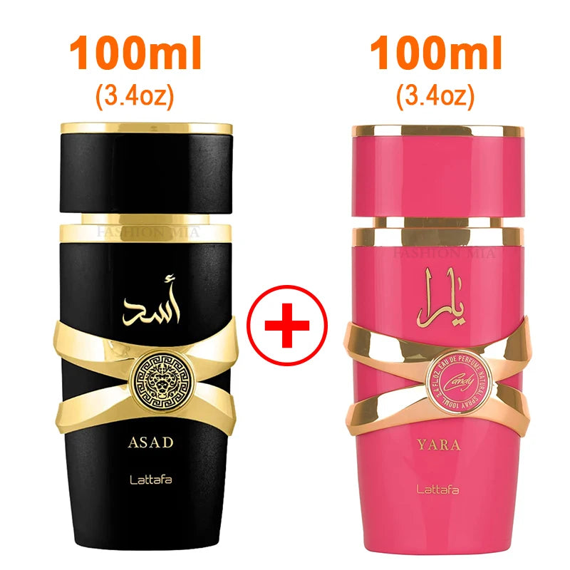 100ml Original Yara Perfume Hombre Arabia High Quality Luxurious Long Lasting Yara Moi Perfumes for Men&Women Christmas Gift