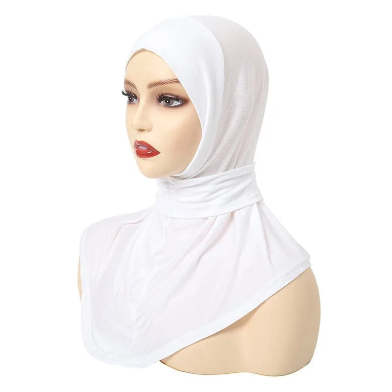 Classical Islam Women Ready To Wear Snap Fastener Hijabs For Woman Full Cover Head Wraps Scarf Turban Caps Turbante Mujer