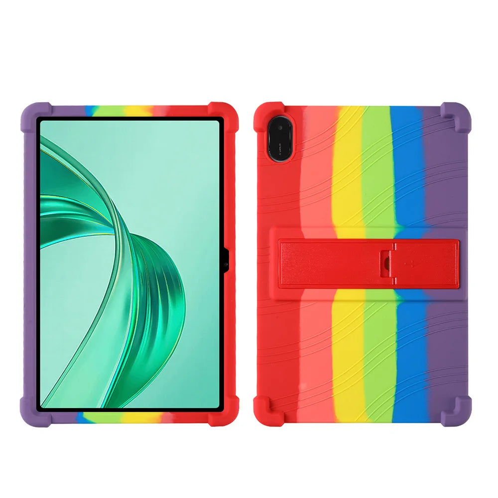 Adjustable Kickstand Case for Huawei Honor Pad X8a 2024 11inch NDL-W09 Multi-angles Soft Silicone Cover Kids Safe Shockproof # R