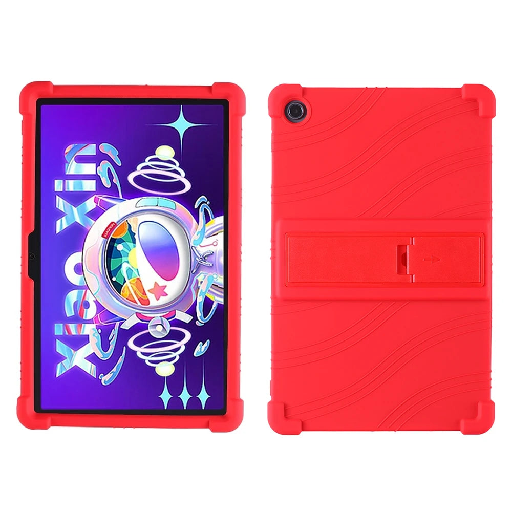 Stand Case for Lenovo Xiaoxin Pad 10.6" 2022 Tab M10 Plus 3rd Gen TB125 TB128FU XU K10 Pro TB223FC TB226XC Soft Silicone Cover