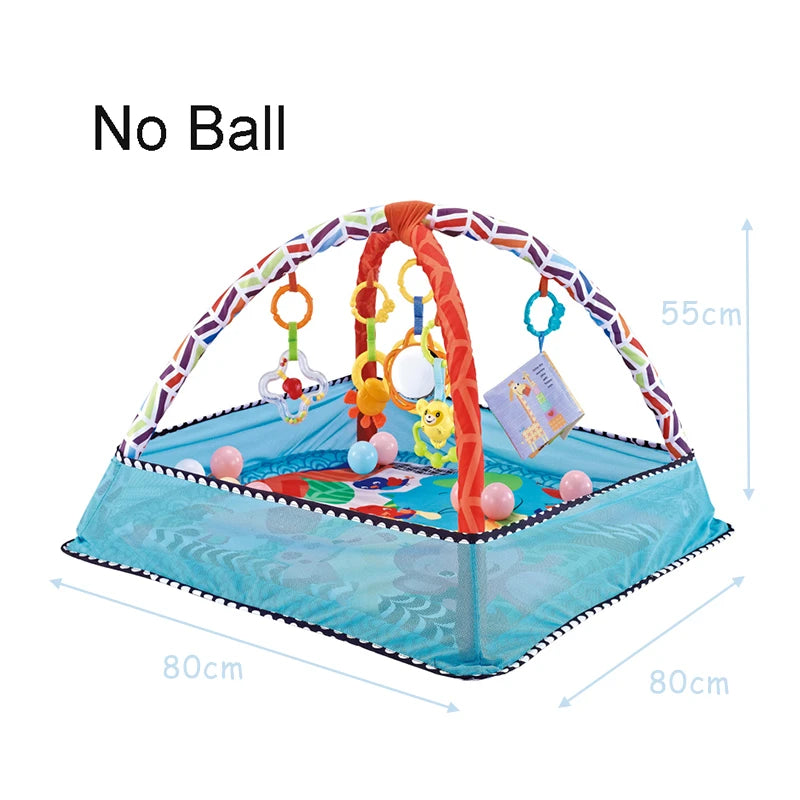 Educational Fitness Frame For Children Play Mat Rack Crawling Blanket Infant Play Rug Gift Kids Activity Mat Gym Baby Toys