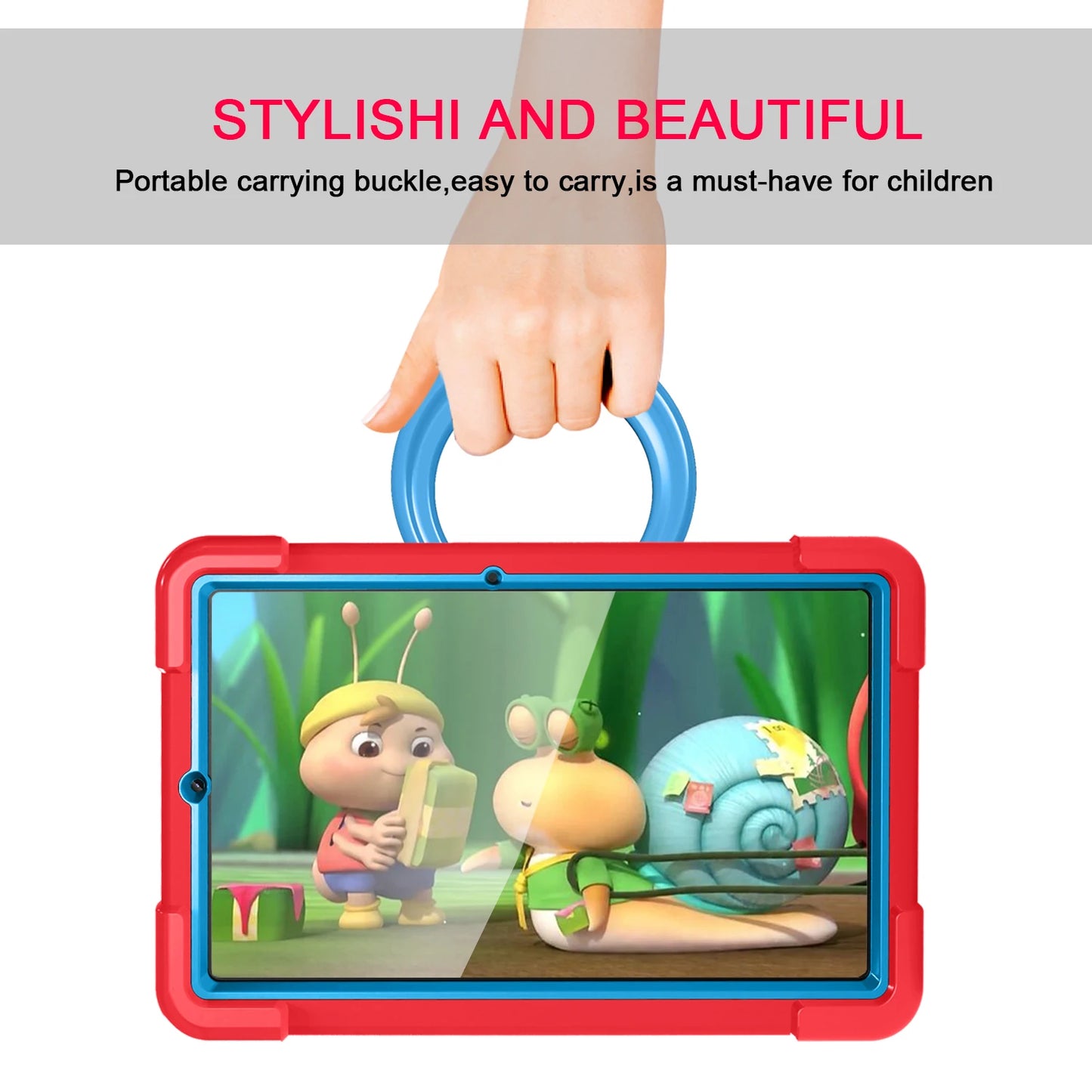 EVA PC Kids Case Universal For Samsung Galaxy Tab S6 Lite10.4 2024 2022 2020 SM-P620 P625 P613 P619 P610 P615 360 Rotation Cover