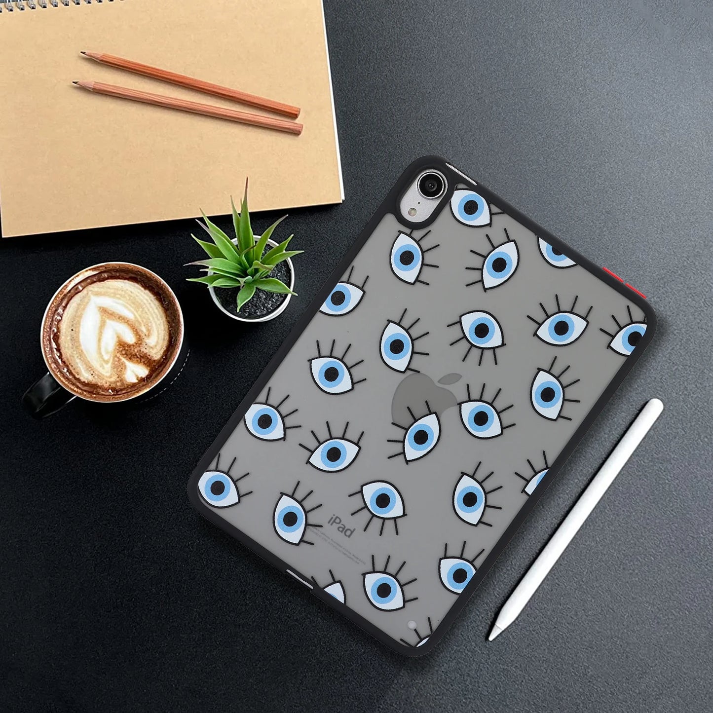 Case Universal For iPad Pro 12.9 2022 2021 2020 2018 6th 5th 4th 3rd Generation Cute Funda Printed Cover PC TPU Protective Shell