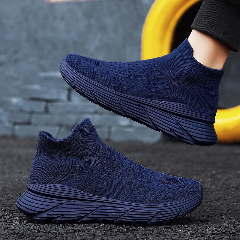 Men Running Walking sock Shoes Fashion Casual Sneakers Breathable Sport shoes Lightweight Men Sneakers Casual Shoes