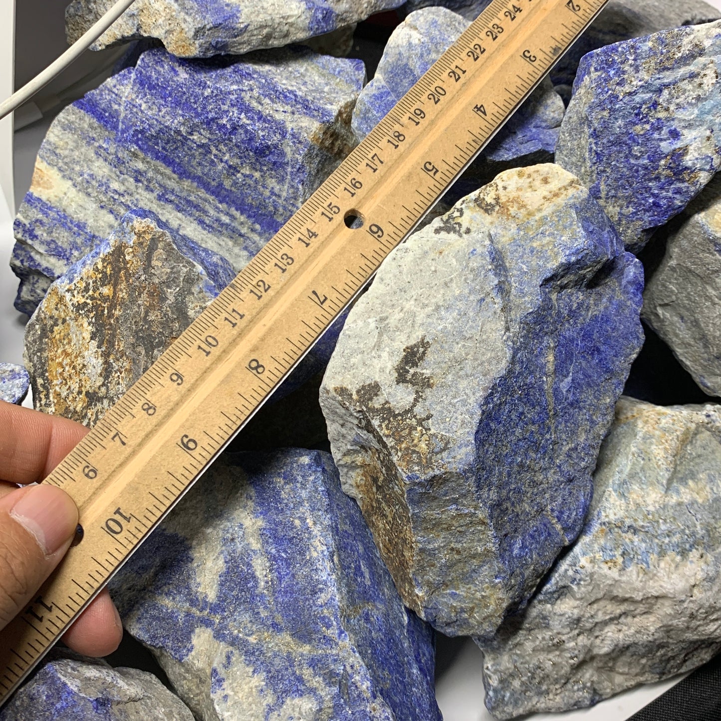 22 lbs (10 Kg) Rough Lapis Lazuli from Afghanistan