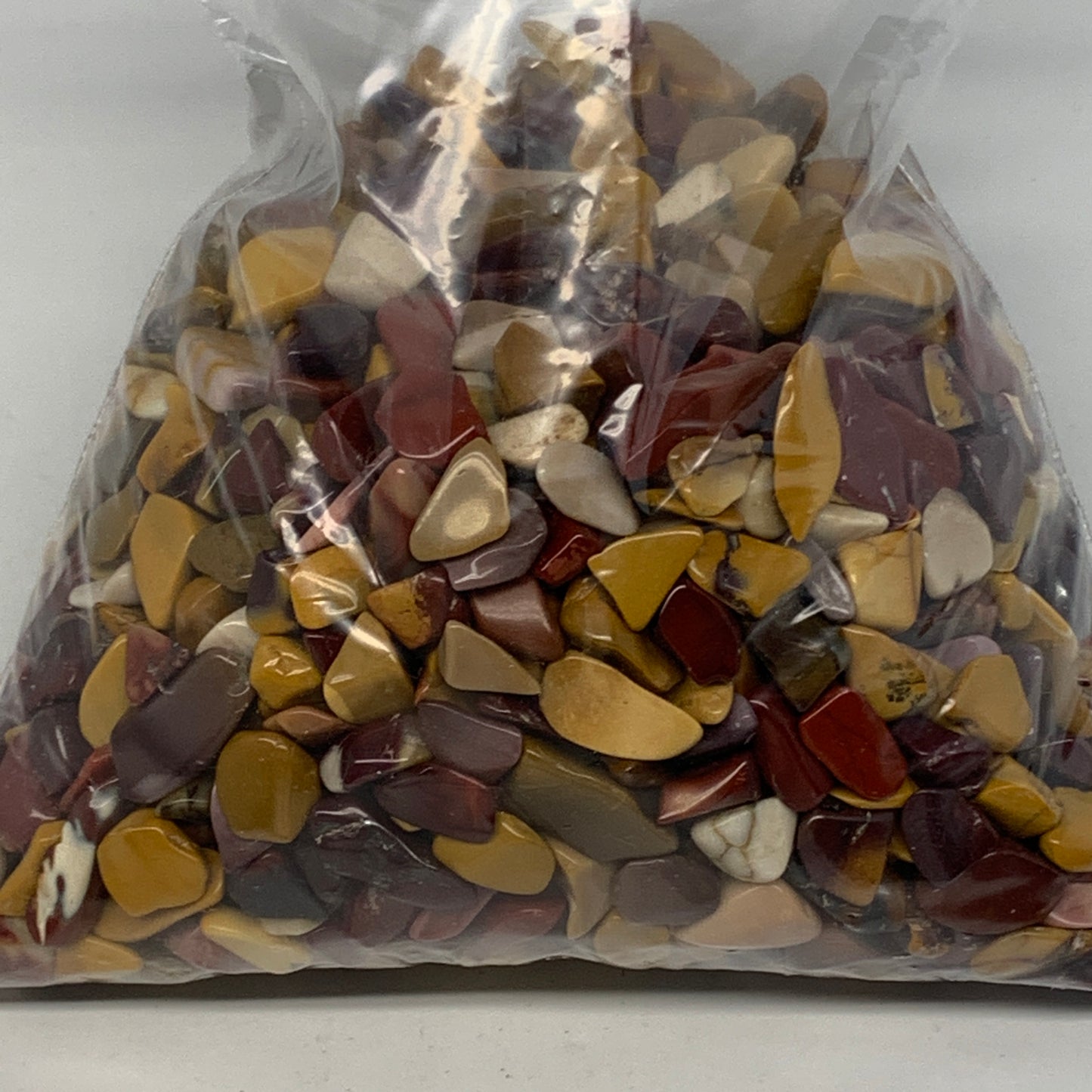 2.2 lbs, Natural Mookaite Jasper Quartz Gravel, Chips, Tumbled Crystal Stones,