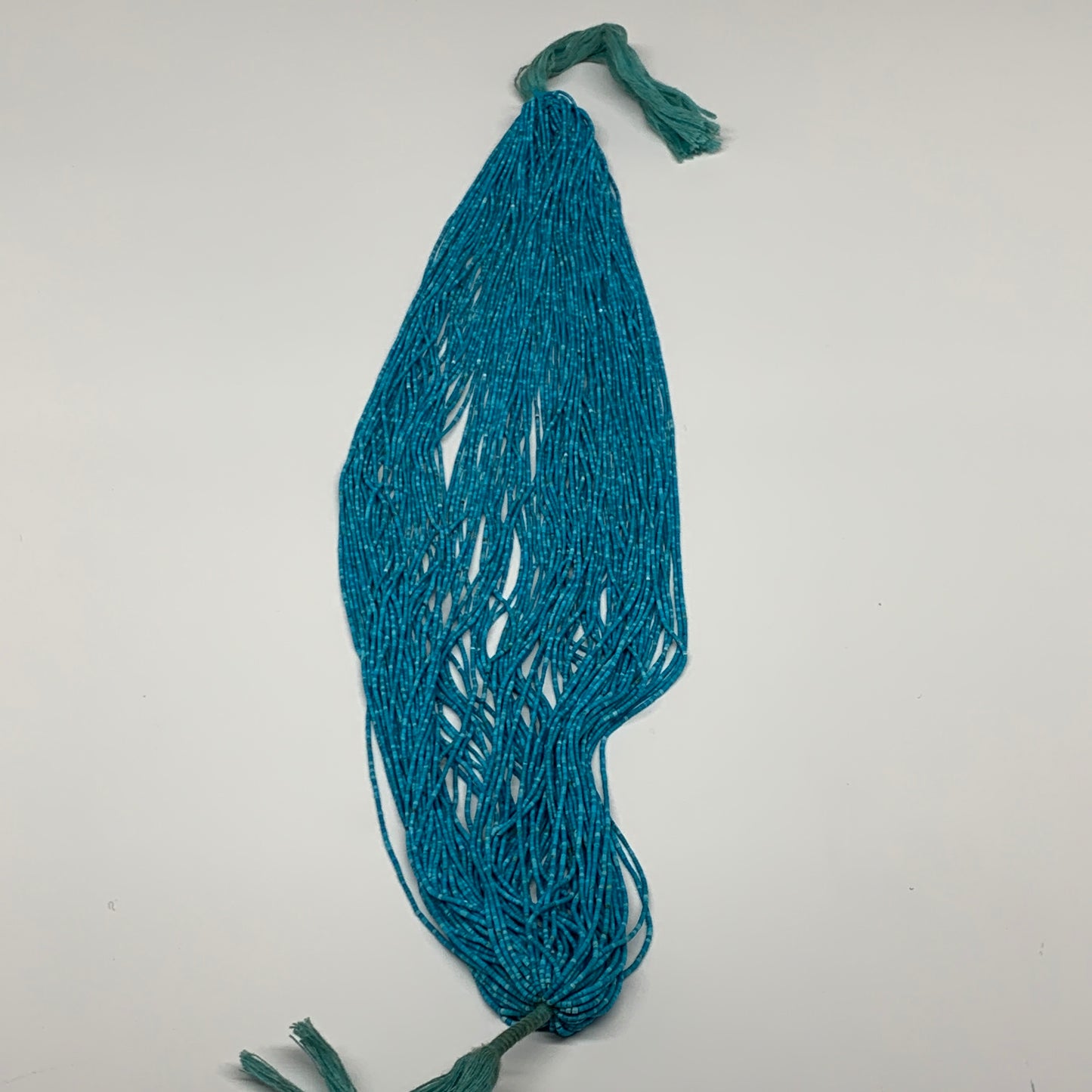 50 strand, 1mm, Tiny Size Synthetic Turquoise Beads St Tube @Afghansitan, B13134