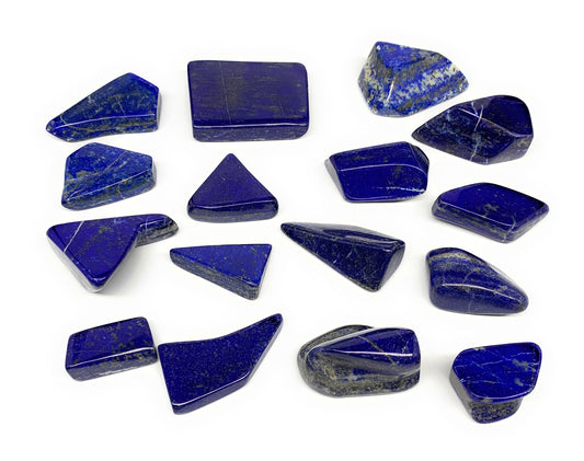 2.23 lb, 1.6"-2.9", 16 pcs, Lapis Lazuli Freeform Polished @Afghanistan, B25458